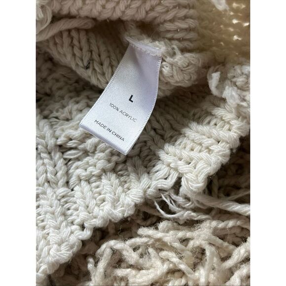 Sunset & Spring Butterfly Cable-Knit Sweater Women’s Large - Picture 8 of 10